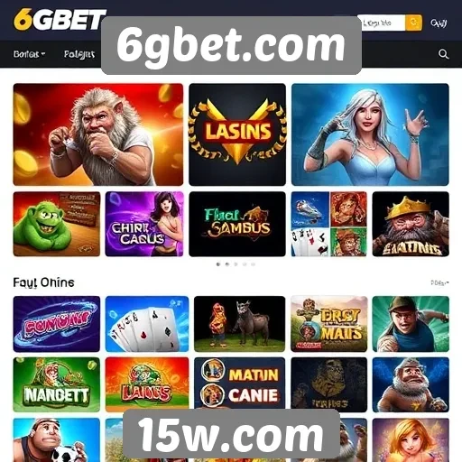 6gbet.com oferece ampla variedade de jogos online